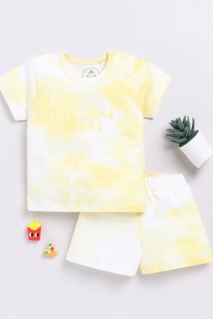 yellow-tie-and-dye-half-sleeve-co-ord-set-4-5-y