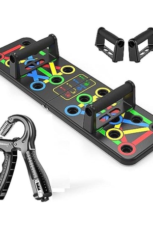 hsp-enterprises-pushup-board-with-14-in-one-muscle-toning-system-multifunctional-colour-coded-foldable-push-up-board-with-adjustable-hand-grip-with-smart-counter-resistance-10kg-60kg