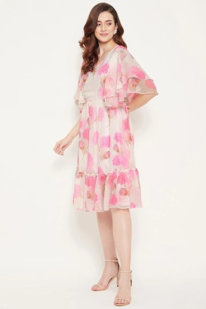 floral-print-square-neck-puff-sleeve-georgette-fit-flare-dress