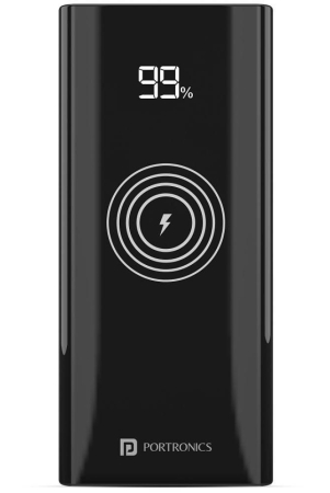 Portronics 10000 -mAh Li-Polymer Power Bank - Black