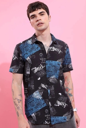 ketch-polyester-regular-fit-printed-half-sleeves-mens-casual-shirt-black-pack-of-1-none