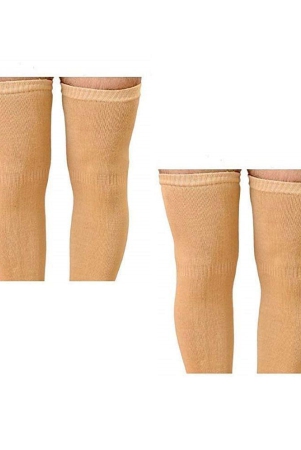 penyan-knee-warmers-woolen-knee-cap-unisex-elastic-support-fully-stretchable-skin-2-pair-none