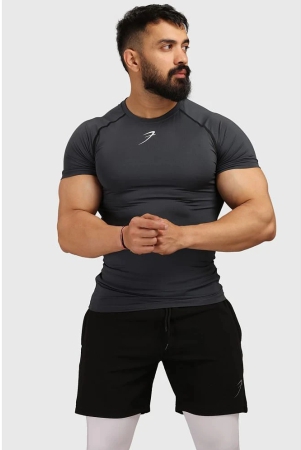 fuaark-grey-polyester-slim-fit-mens-compression-t-shirt-pack-of-1-none