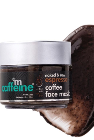 mcaffeine-espresso-coffee-face-mask-with-natural-aha-bha-for-exfoliation-pore-tightening-100-g