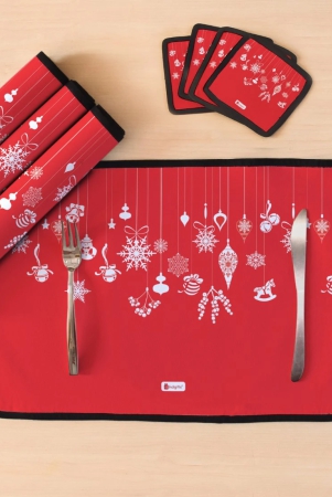 indigifts-dining-decor-decorative-festive-ornaments-and-charms-printed-red-table-mat-and-coaster-set-of-4-christmas-decorations-for-house-xmas-decorations-placemat-for-dining