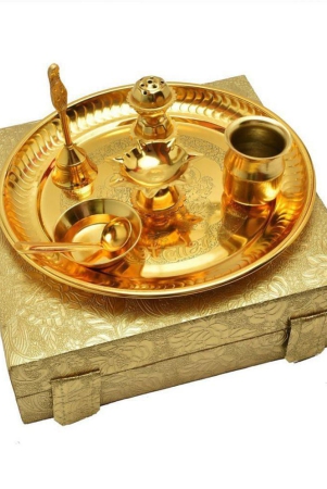 tisyaa-pooja-thali-set-23-cm-pack-of-1-