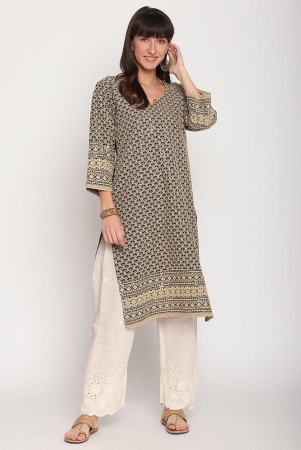 queenley-beige-cotton-womens-straight-kurti-pack-of-1-3xl