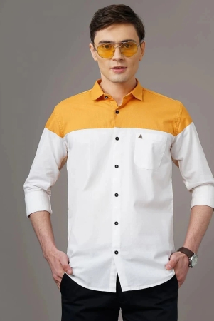 k-lara-yellow-cotton-blend-slim-fit-mens-casual-shirt-pack-of-1-none