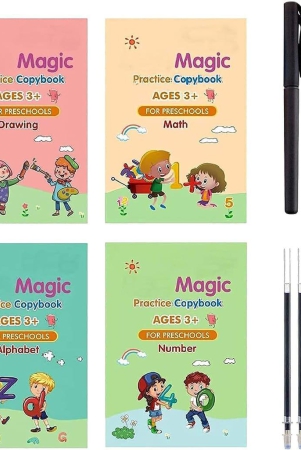 smizzy-sank-magic-practice-magic-notebook-for-kids-number-tracing-book-for-preschoolers-with-pen-magic-calligraphy-copybook-set-practical-reusable-writing-tool-simple-hand-lettering-unbound-smizzy