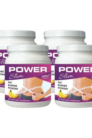 HMV Herbals Power Slim Fat Burner Herbal Banana Powder 400 gm Pack Of 4