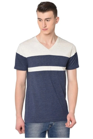 glito-navy-cotton-blend-regular-fit-mens-t-shirt-pack-of-1-none