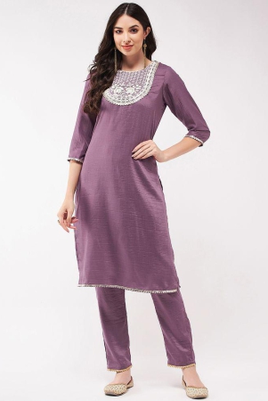 pannkh-purple-art-silk-womens-straight-kurti-pack-of-1-none