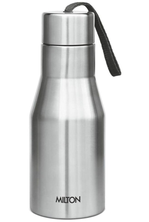 MILTON Stainless Steel Bottle, 475ml, Silver,Set of 1 - Silver