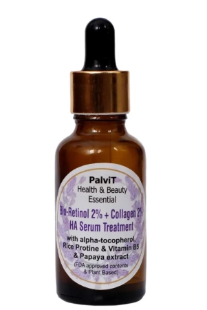 Bio-Retinol 2% & Hydrolyzed Rice Protine Face Serum Treatment for Wrinkles & Fine Lines (30ml)