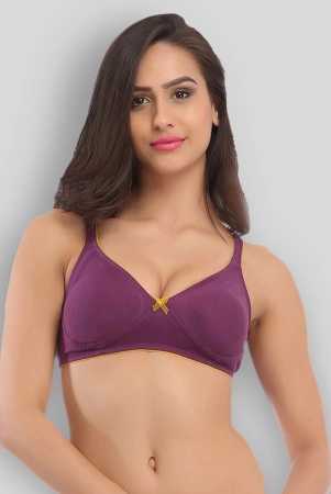 clovia-pack-of-1-cotton-non-padded-womens-everyday-bra-purple-34c