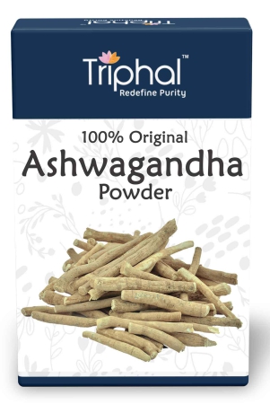 Ashwagandha Powder - 100% Pure & Natural - Triphal