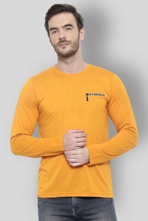 glito-yellow-cotton-blend-regular-fit-mens-t-shirt-pack-of-1-none