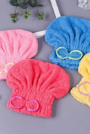 Bow Hair Towel (Random Color)