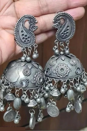 samridhi-dc-silver-jhumki-earrings-pack-of-1-silver