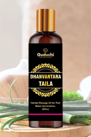 guduchi-dhanvantara-body-oil-helps-in-post-natal-body-rejuvenation-for-external-use-200-ml-pack-of-2-15-off