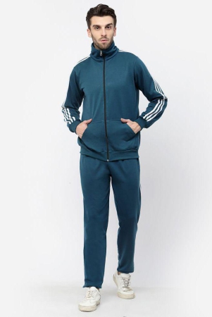 kzalcon-teal-cotton-blend-regular-fit-mens-tracksuit-pack-of-1-xl