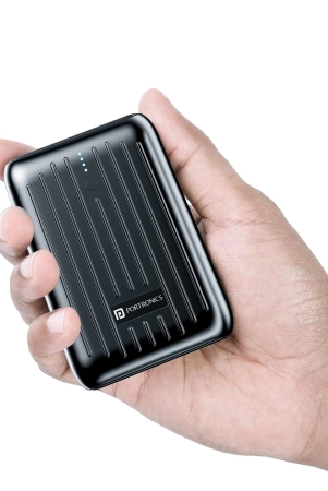 Portronics Zapcell 10K Power Bank Black