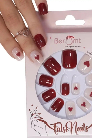 heart-printed-nails-nail-kit-included-heart-maroon