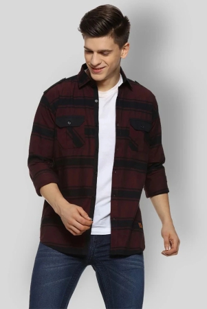 campus-sutra-cotton-regular-fit-striped-full-sleeves-mens-casual-shirt-maroon-pack-of-1-none