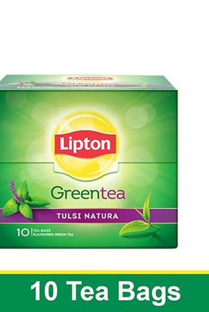 Lipton Tulsi Natura Green Tea, 10 Pcs