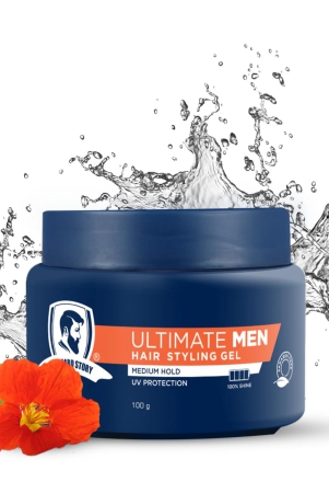 ultimate-men-hair-styling-gel-medium-hold-with-uv-protection-for-shiny-hair-100-gm