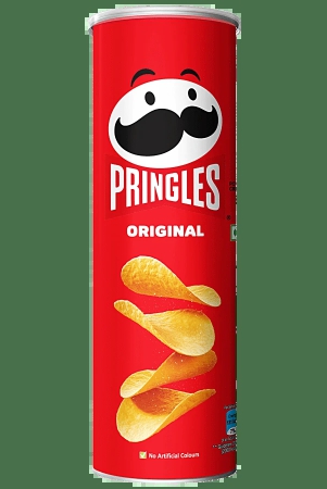 Pringles Original Potato Chips - Classic Salted Flavour, Crunchy & Crispy, 134 G Can