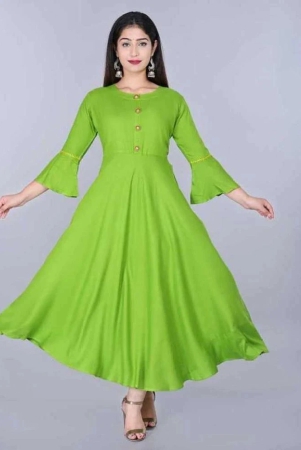 sipet-green-rayon-womens-anarkali-kurti-pack-of-1-none