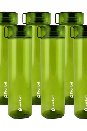 pearlpet-olive-green-water-bottle-pack-of-6-olive-green