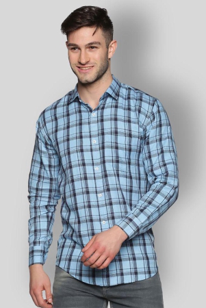 yha-blue-100-cotton-regular-fit-mens-casual-shirt-pack-of-1-none