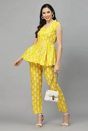 stylum-yellow-printed-pant-top-set-none