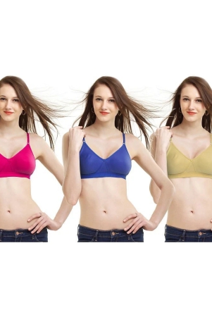 madam-cotton-seamless-bra-multi-color-38b