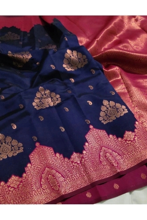 julee-banarasi-silk-embellished-saree-with-blouse-piece-blue-pack-of-1-blue