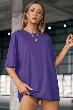 london-hills-womens-casual-round-neck-solid-oversized-drop-shoulder-regular-fit-t-shirt-pack-of-2