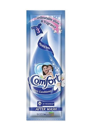 Comfort After Wash Morning Fresh Fabric Conditioner Sachet, 20 Ml Pouch