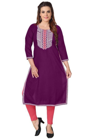 kapadia-wine-rayon-womens-straight-kurti-pack-of-1-none