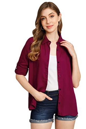 funday-fashion-women-regular-fit-solid-casual-shirt