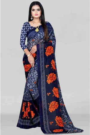 leelavati-blue-georgette-saree-with-blouse-piece-pack-of-1-blue