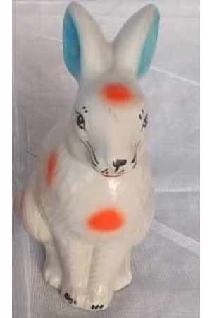 vintage-hand-painted-ceramic-rabbit-figurine