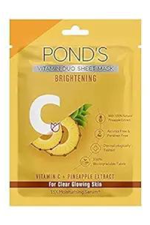 ponds-vitamin-duo-sheet-mask-pineapple-extract-25ml