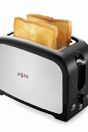 LA'FORTE 2 Slice Premium Stainless Steel Popup Toaster