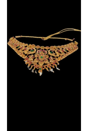 gold-plated-copper-alloy-traditional-choker-necklace-set