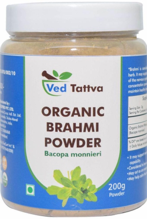 ved-tattva-organic-brahmi-powder-200-gm-pack-of-1