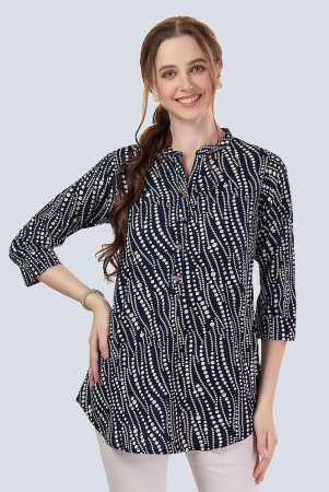 meher-impex-blue-crepe-womens-tunic-pack-of-1-none