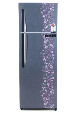 Godrej 290 L 3 Star Convertible Freezer 6-In-1 With Nano Shield Technology Inverter Frost Free Double Door Refrigerator (RX EONVIBE 306C 35 HCIF SL BS, Silver Blossom)
