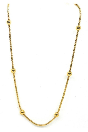 Khubsurat Micro Plated  Neck Chain for Girls & Women, Gold Tone, 23 Inch Long - Golden